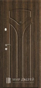 Термодверь с зеркальной вставкой №5 внешняя - фото