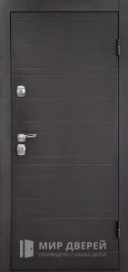 Металлическая дверь со шпоном №6 внешняя - фото