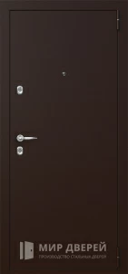 Металлическая дверь шпонированная №5 внешняя - фото