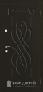 Дверь стальная с накладками с двух сторон №5 внешняя - фото