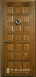 Металлическая дверь с отделкой из МДФ №194 внешняя - фото