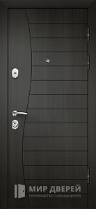 Уличная дверь в брусовой дом №3 внешняя - фото