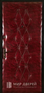 Дверь входная на дачу эконом №13 внешняя - фото