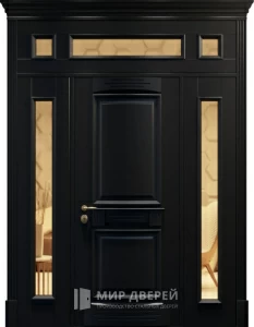 Герметичная дверь эксклюзив в коттедж изоляционная №32 внешняя - фото