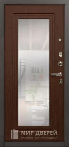 Утепленная входная дверь №30 внутренняя - фото